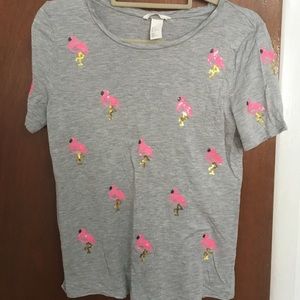 H&M flamingo tee